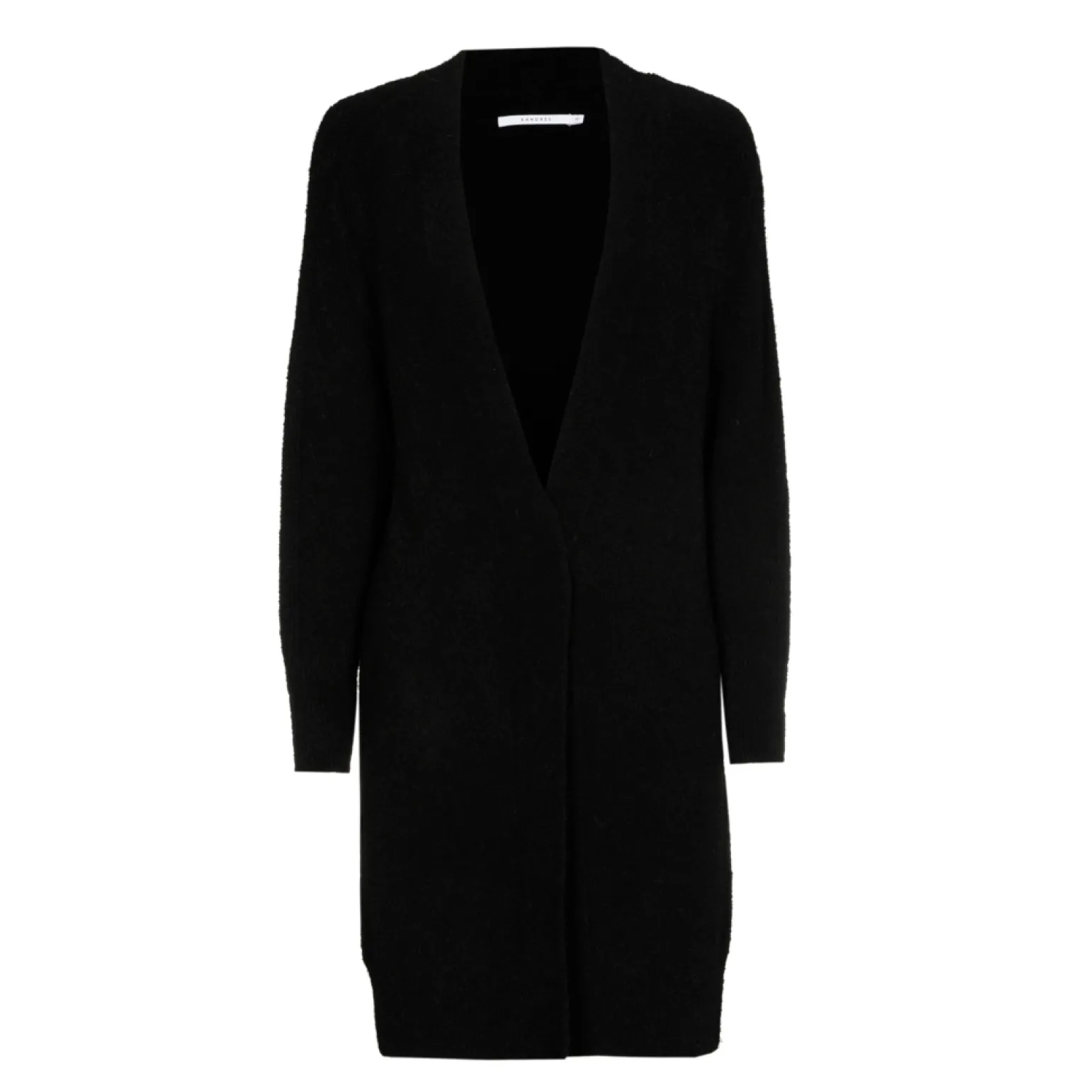 Lange gilet met knop