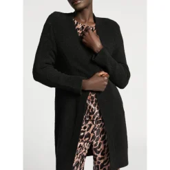 Lange gilet met knop