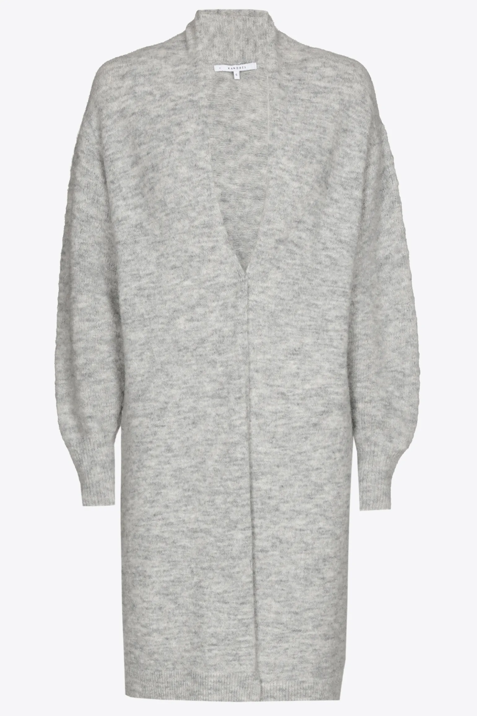 Lange gilet van alpacawol