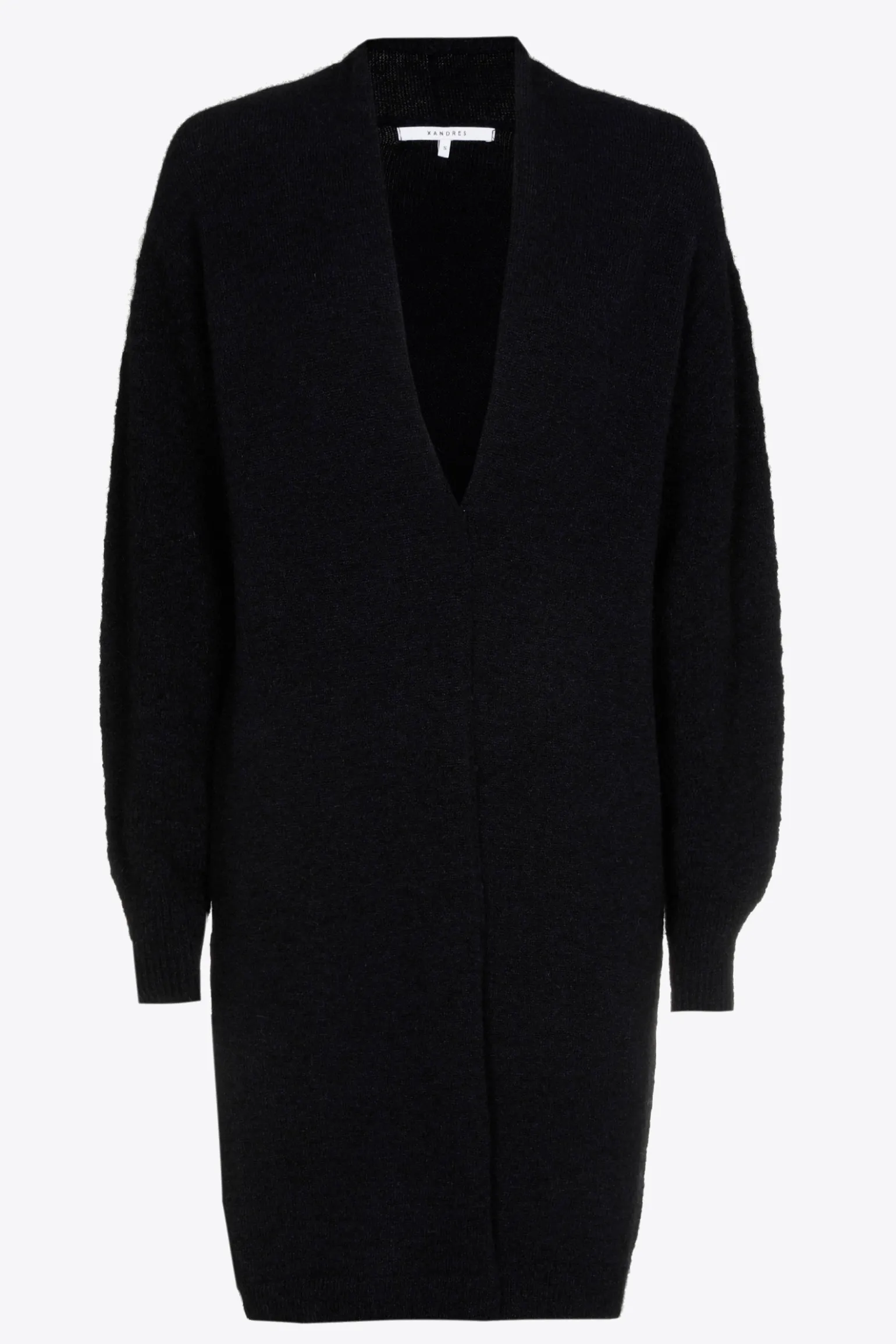 Lange gilet van alpacawol