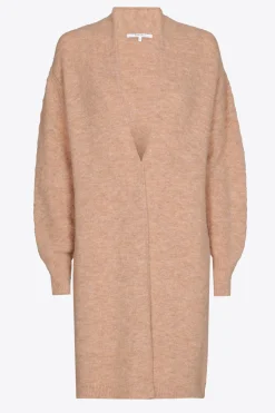 Lange gilet van alpacawol