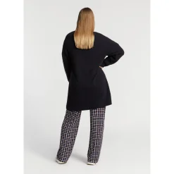 Lange gilet van alpacawol