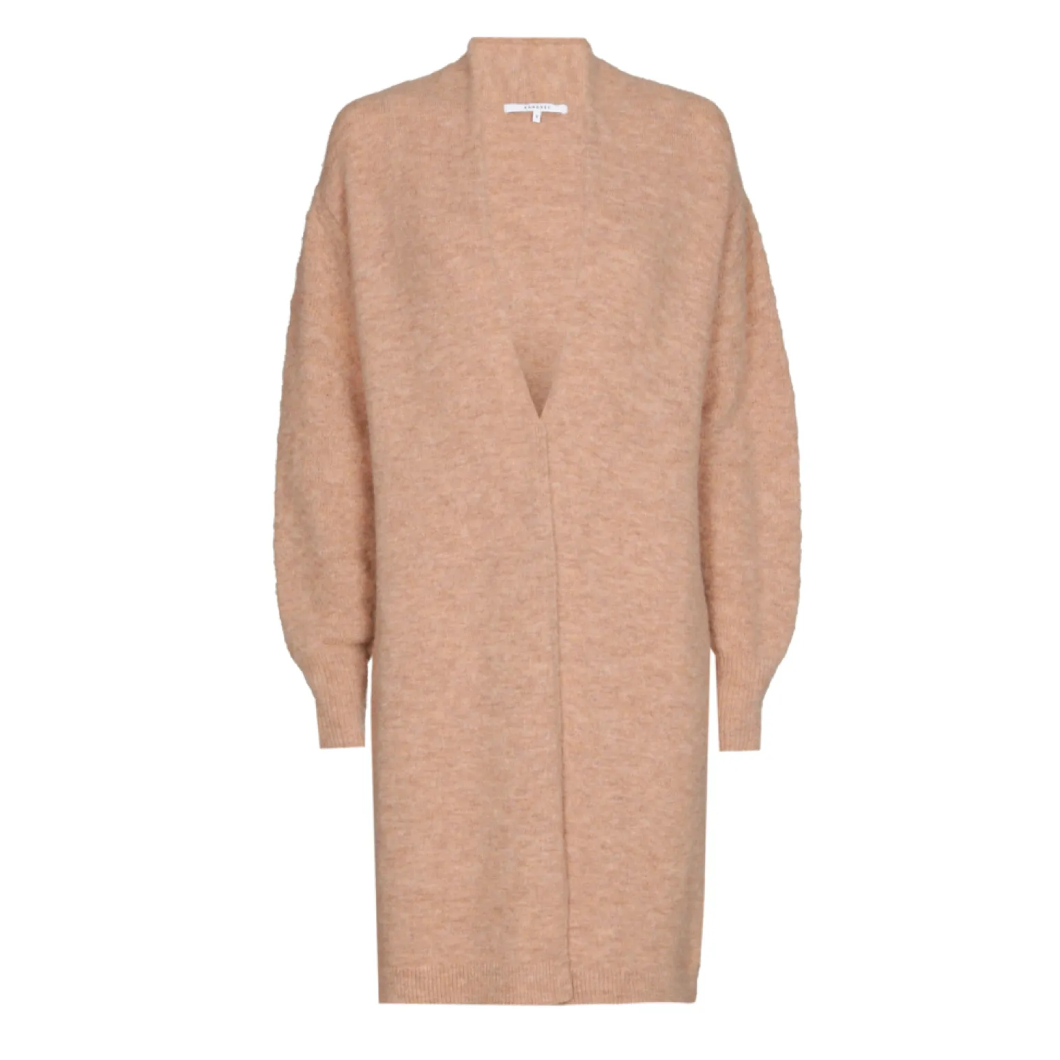 Lange gilet van alpacawol