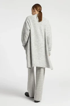 Lange gilet van alpacawol