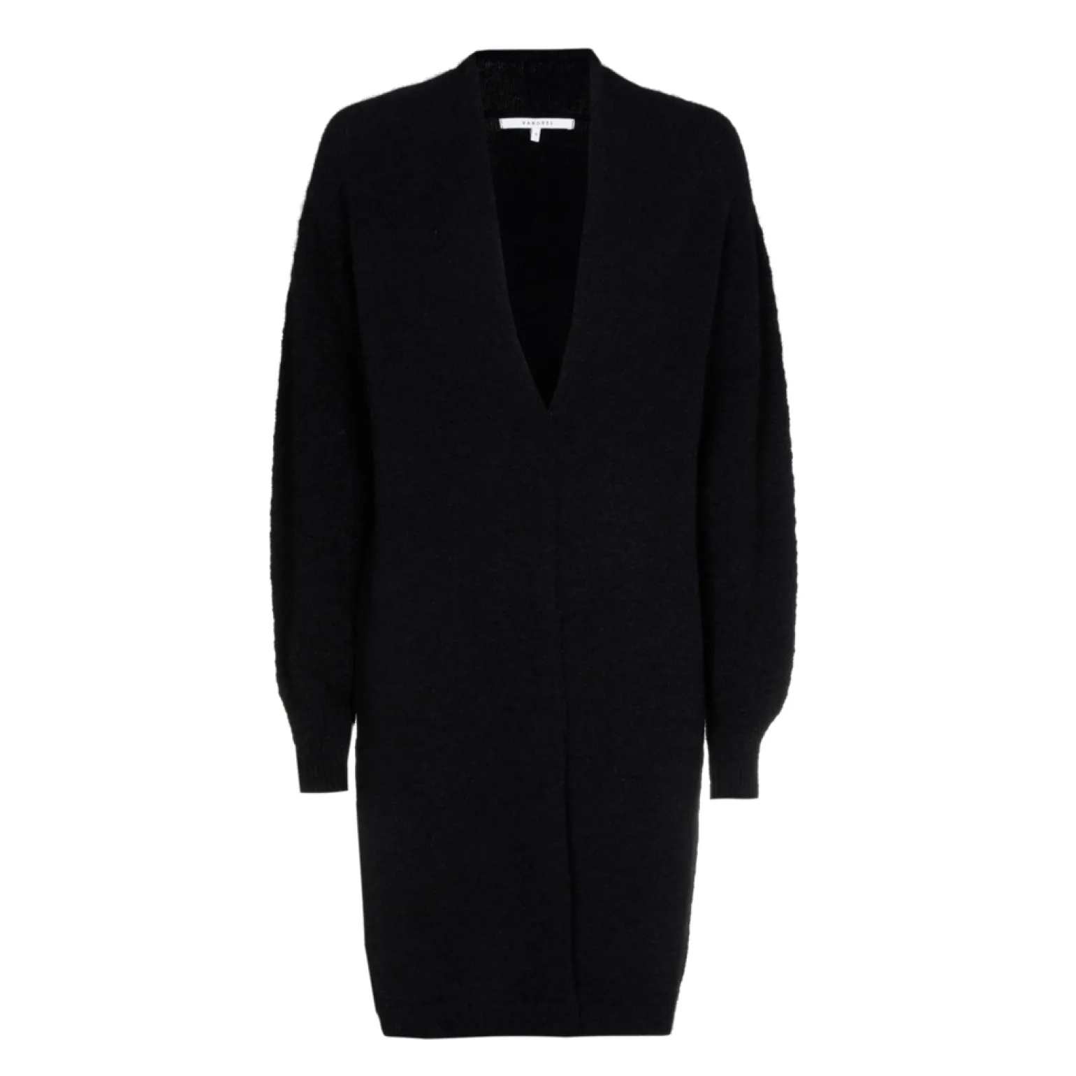 Lange gilet van alpacawol