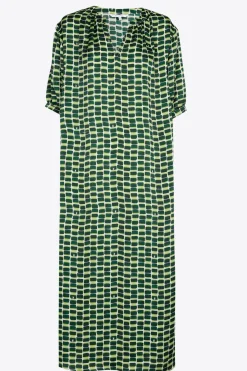 Lange jurk met logoprint