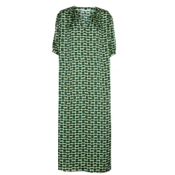 Lange jurk met logoprint