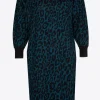 Lange jurk met luipaardprint
