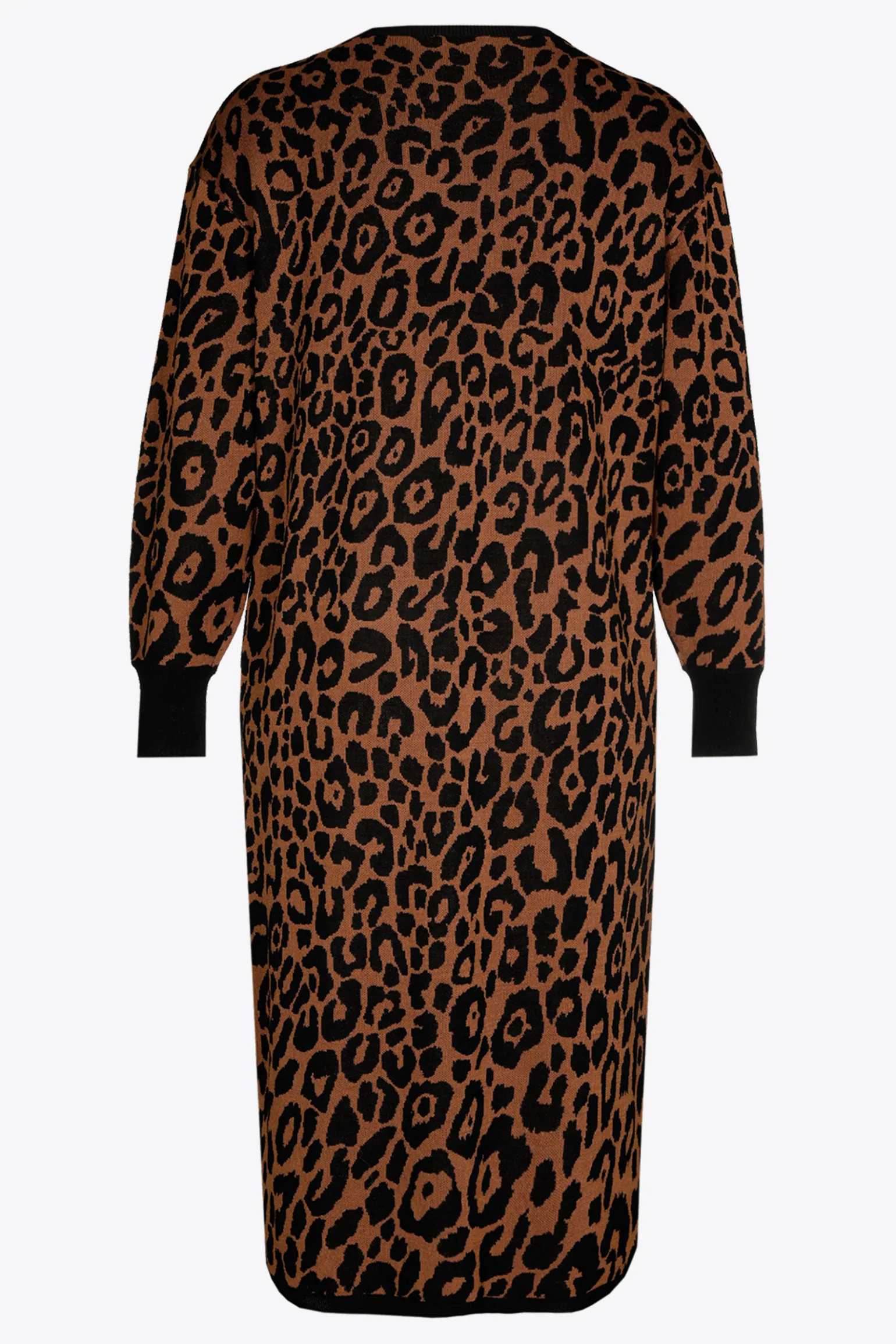 Lange jurk met luipaardprint
