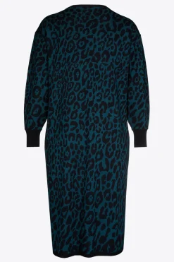 Lange jurk met luipaardprint