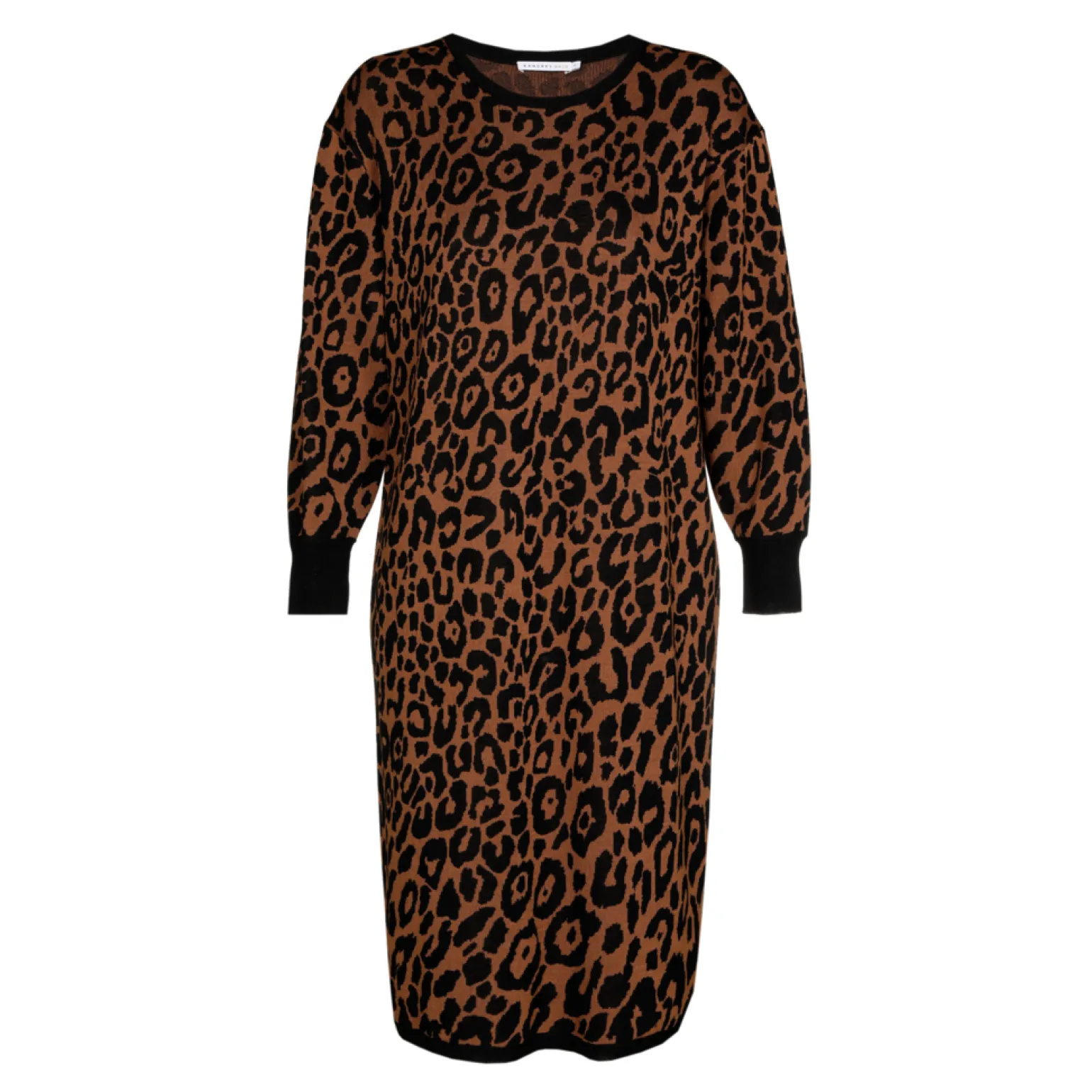 Lange jurk met luipaardprint