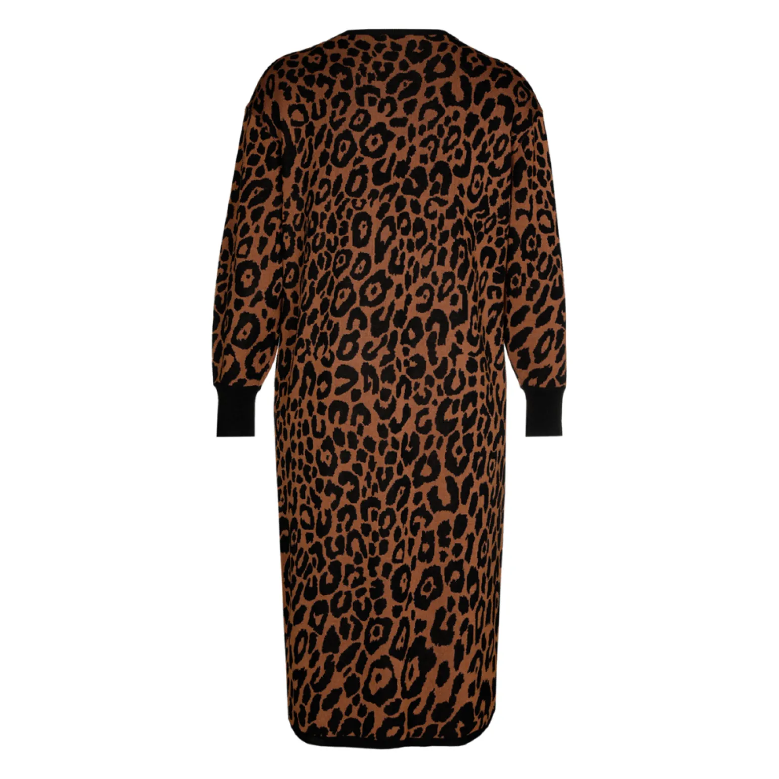 Lange jurk met luipaardprint