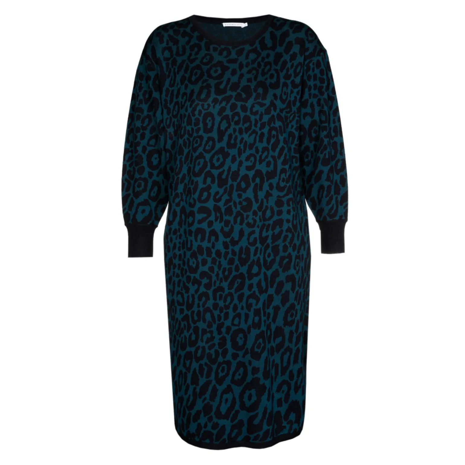 Lange jurk met luipaardprint