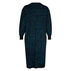 Lange jurk met luipaardprint