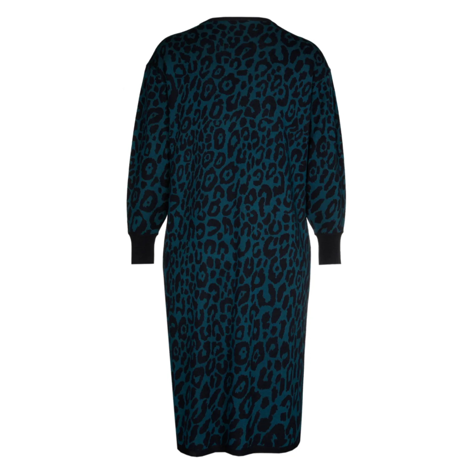 Lange jurk met luipaardprint