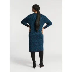 Lange jurk met luipaardprint