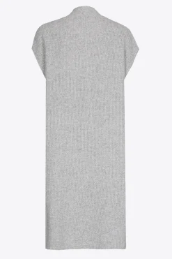 Lange mouwloze cardigan
