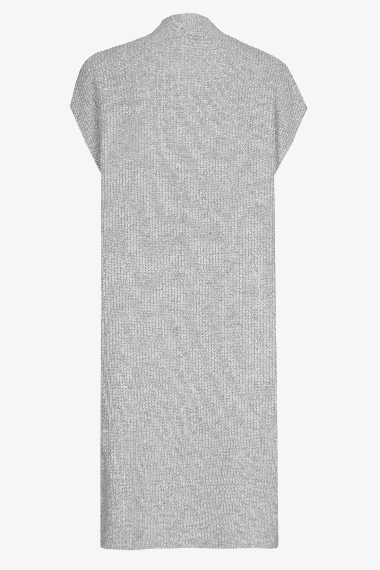Lange mouwloze cardigan