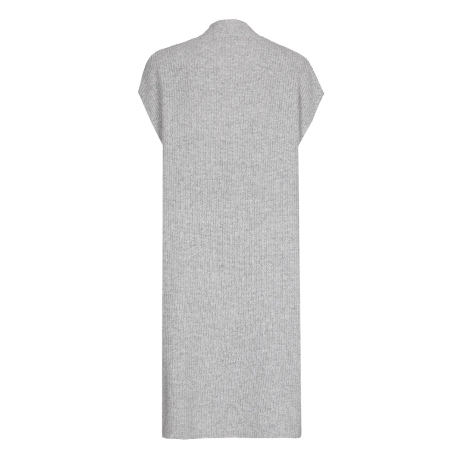 Lange mouwloze cardigan