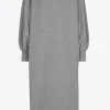 Lange scuba sweaterjurk