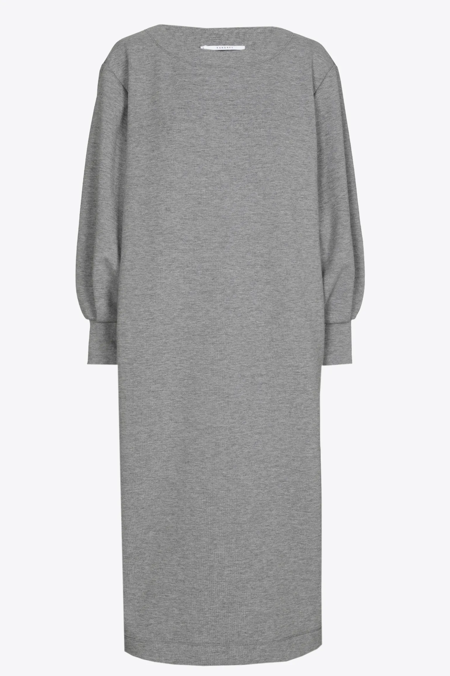 Lange scuba sweaterjurk