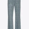 Licht glanzende broek
