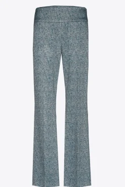 Licht glanzende broek