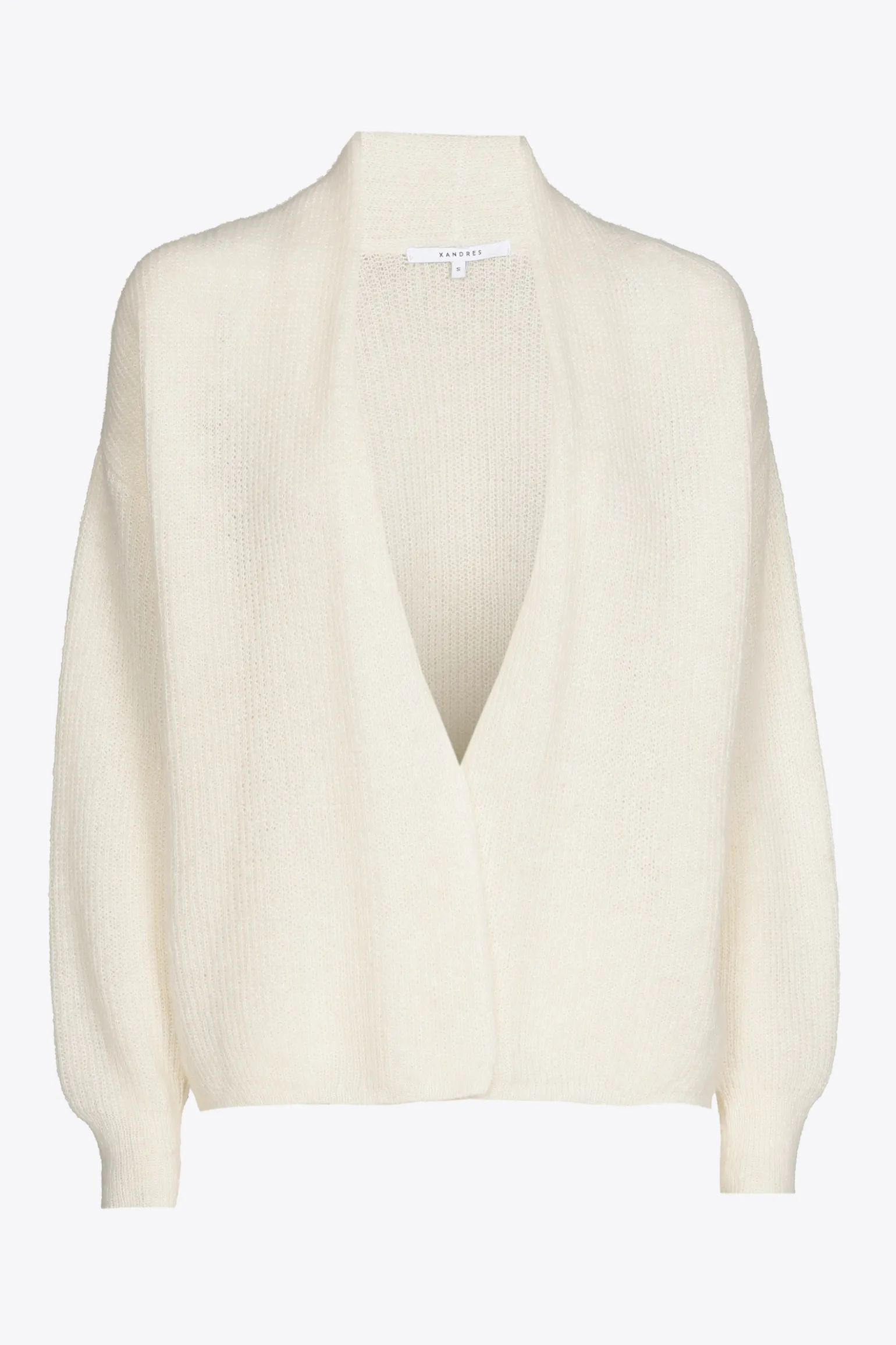 Luchtige gilet met parelsteek