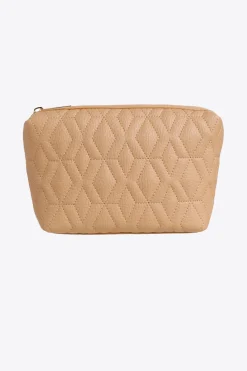 Make-up tas met matelassé effect