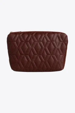 Make-up tas met matelassé effect