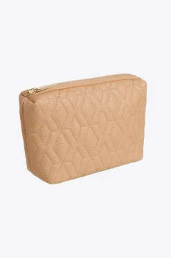 Make-up tas met matelassé effect