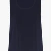 Navyblauw mouwloos topje