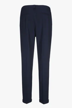 Navyblauwe geklede broek