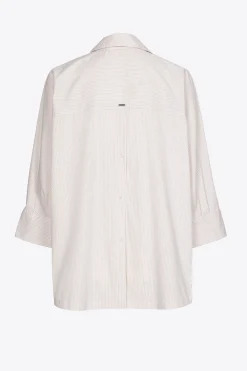 Oversized gestreept hemd