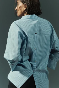 Oversized gestreept hemd