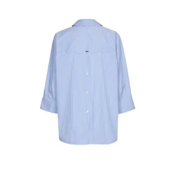 Oversized gestreept hemd
