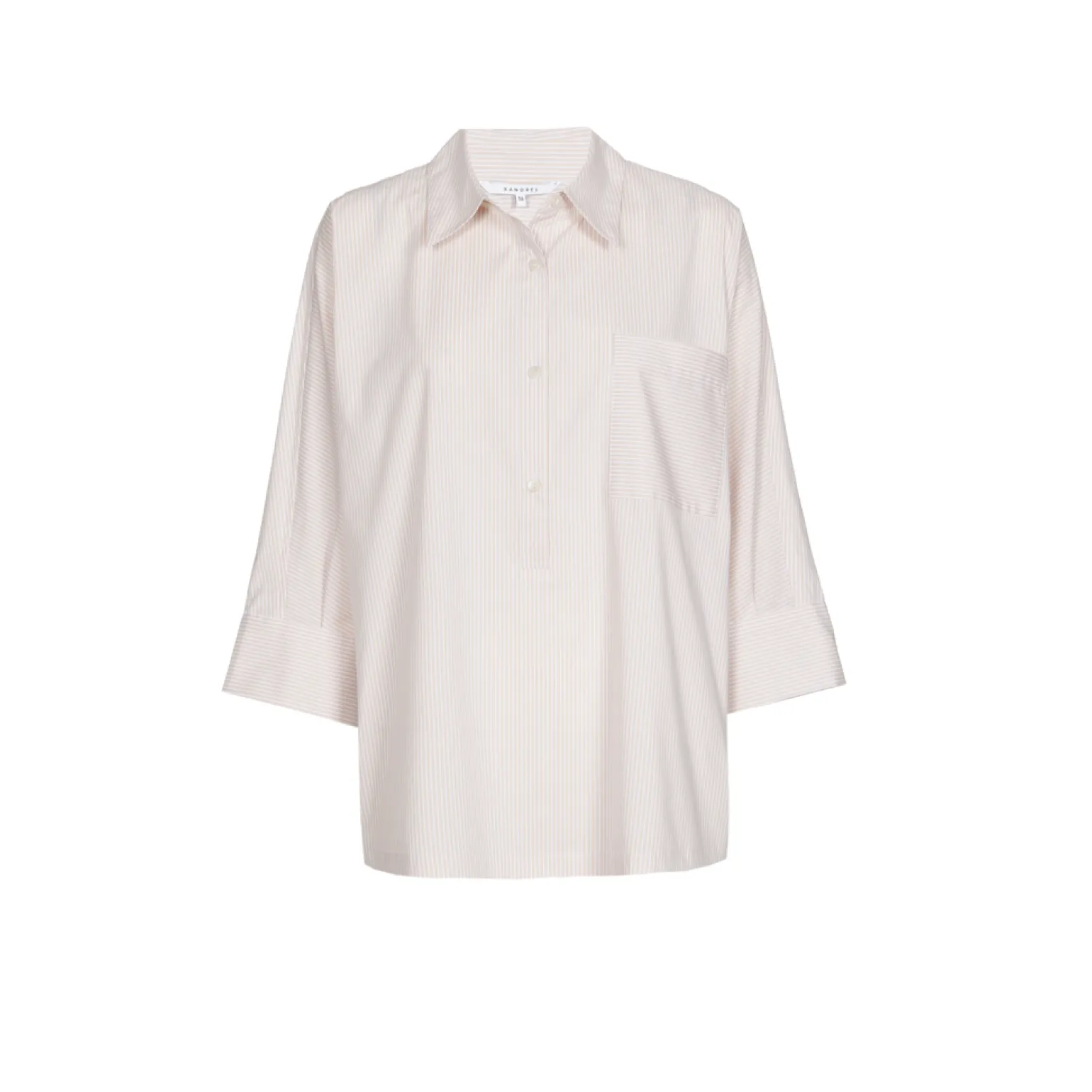 Oversized gestreept hemd