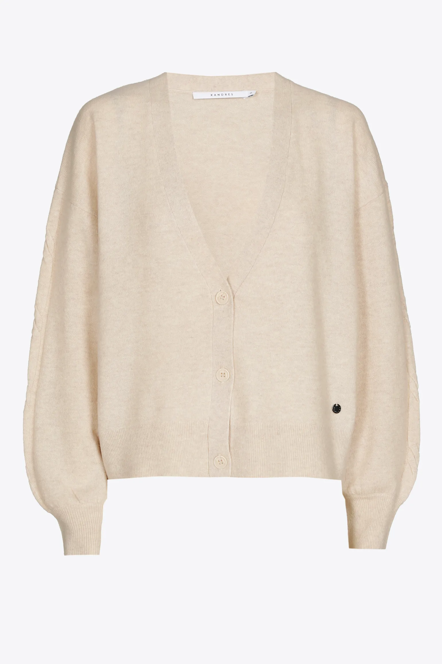 Oversized gilet met wol