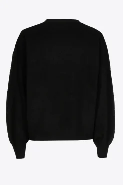 Oversized gilet met wol