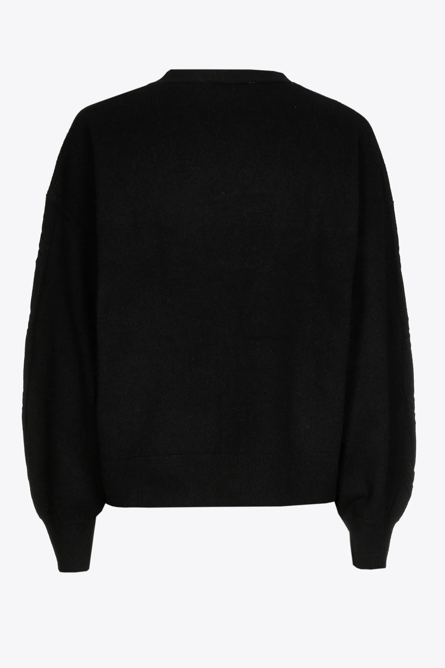Oversized gilet met wol