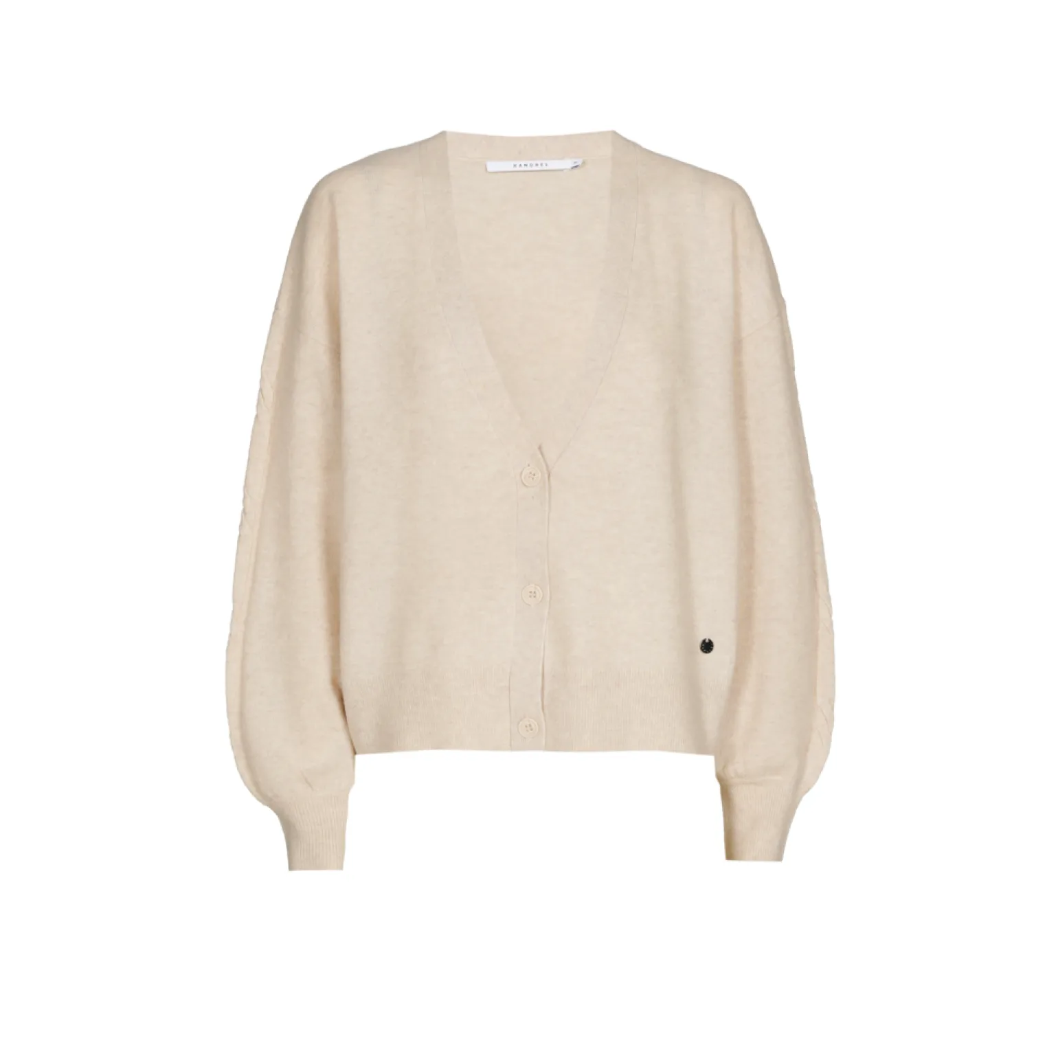 Oversized gilet met wol