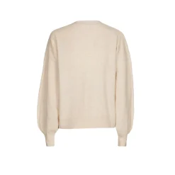 Oversized gilet met wol