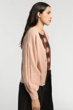 Oversized gilet met wol