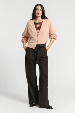 Oversized gilet met wol