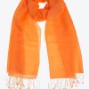 Pashmina met franjes