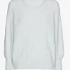 Pull met ingebreide ruit