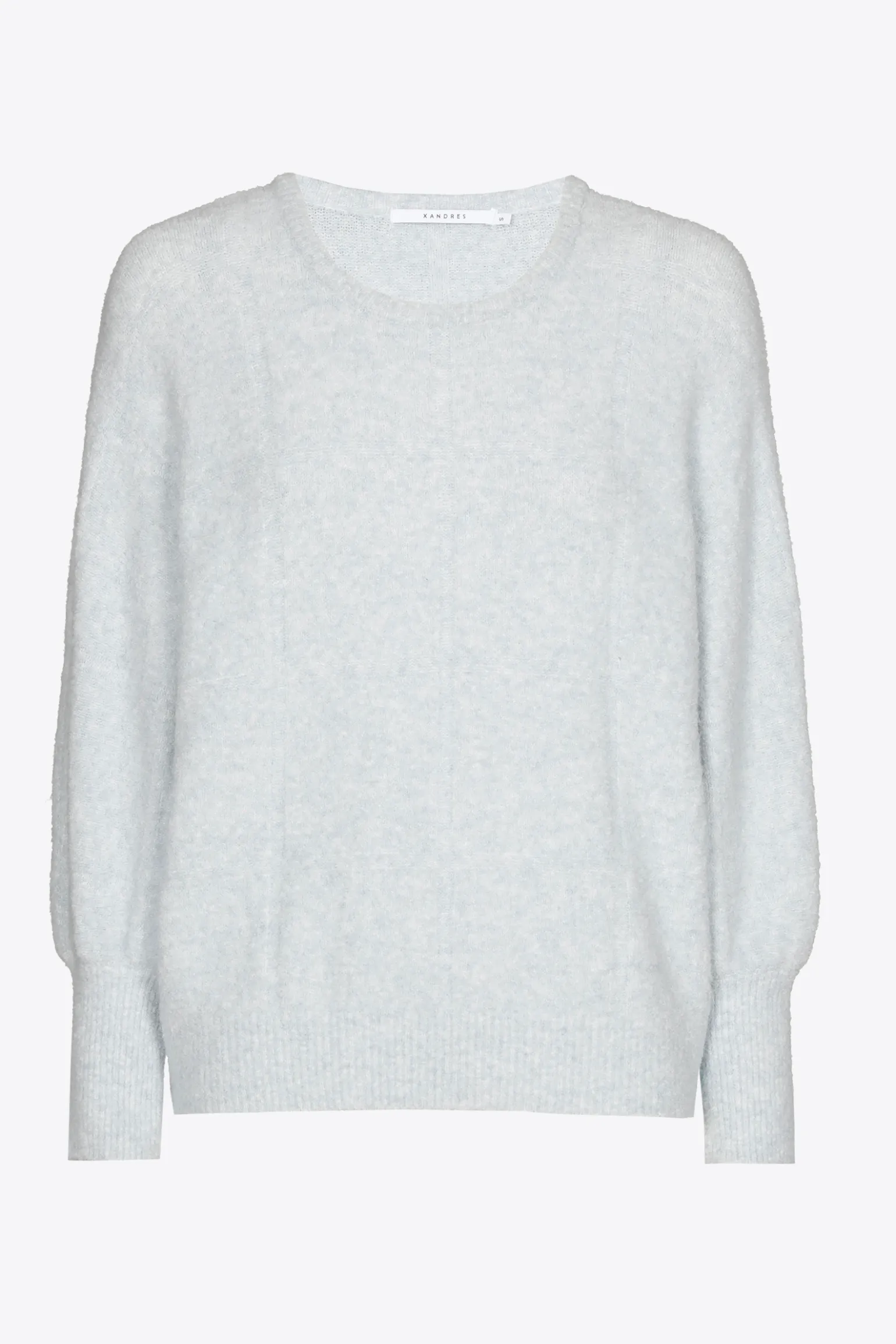 Pull met ingebreide ruit