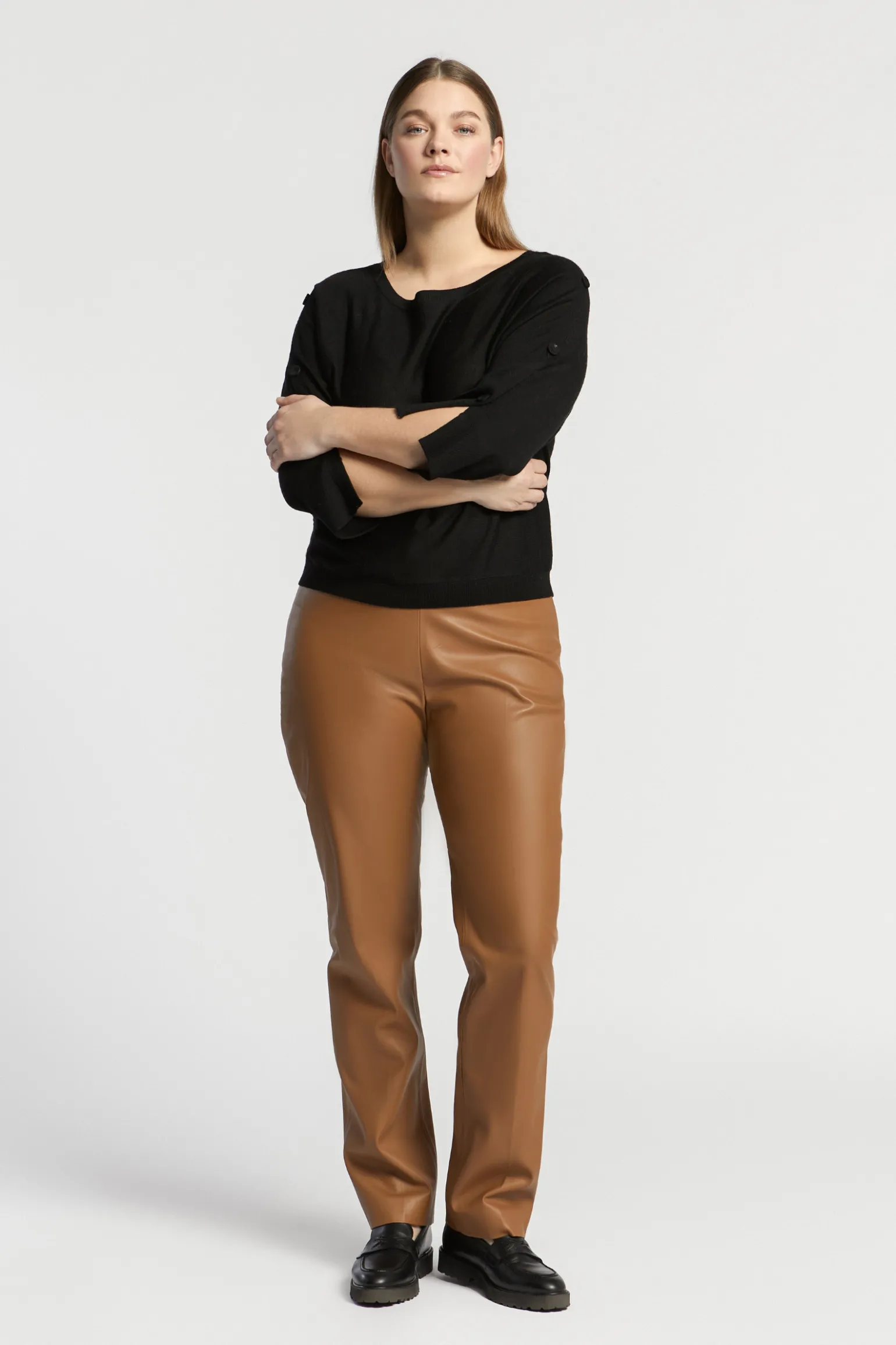 Pull met knopen van merinowol