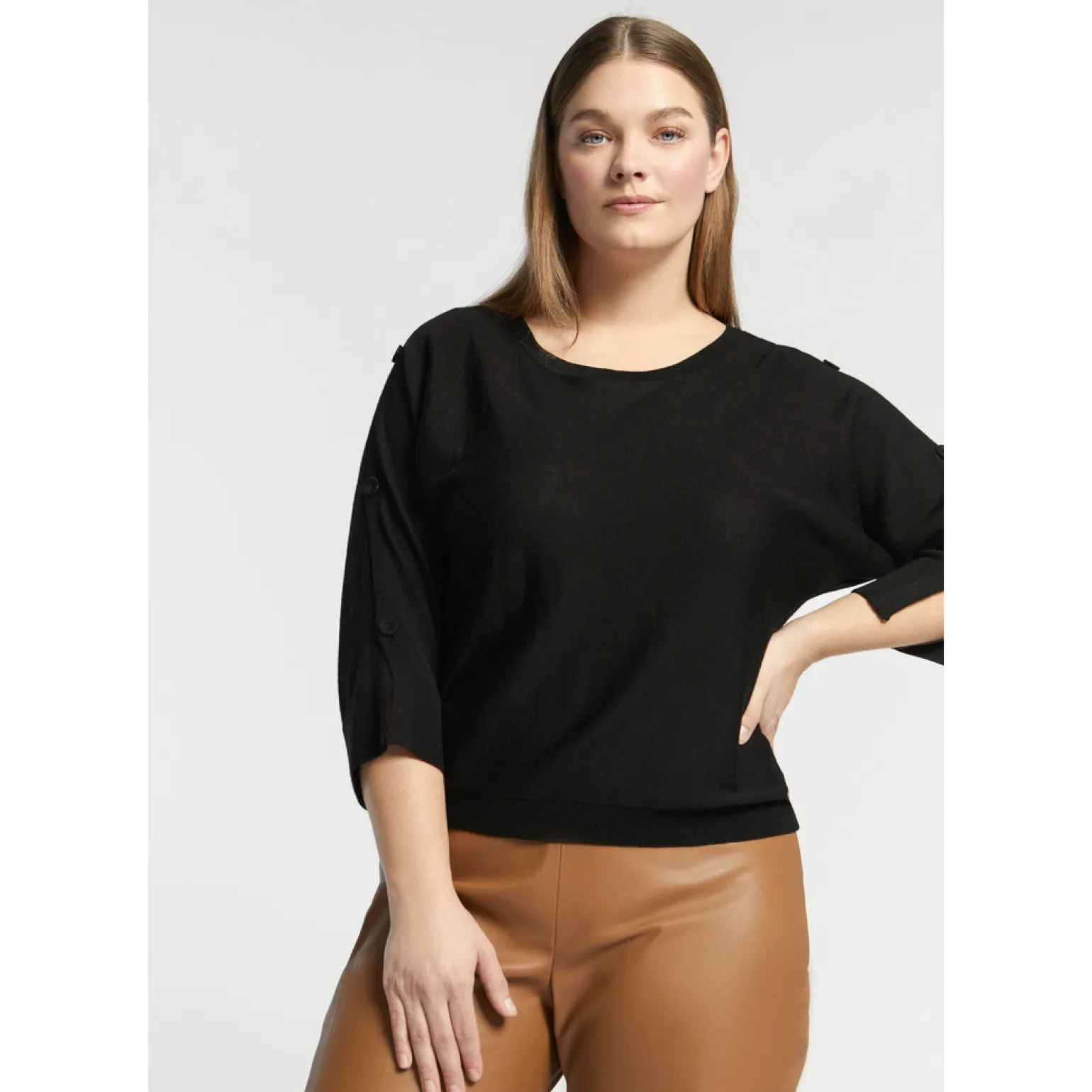 Pull met knopen van merinowol