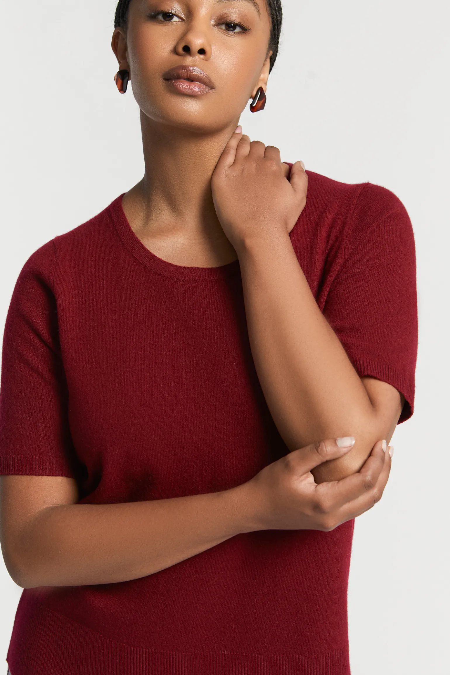 Pull met korte mouwen
